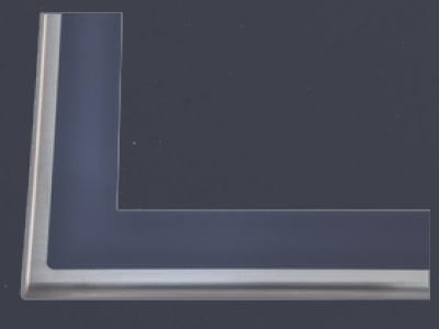 Rahmen Frontplatte Touchscreen Aluminium Edelstahl versiegelt